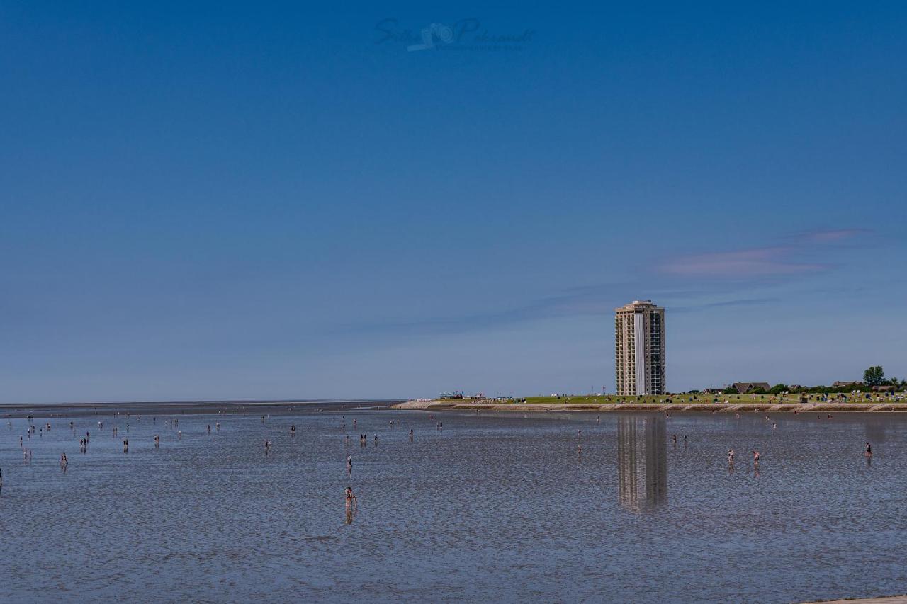 Ferienwohnung Watt Un Leev In Direkter Strand & Citynaehe Von Buesum Exterior foto